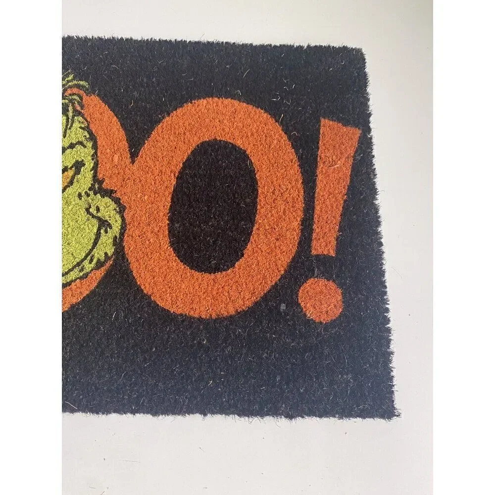 The Grinch Doormat Welcome‎ Coir Mat Porch Halloween Vampire BOO Door Mat NEW